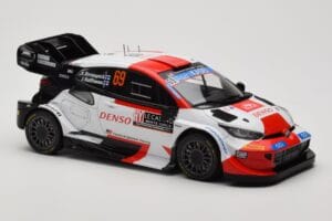 Toyota GR Yaris Rally1 #69 K. Rovanpera / J. Halttunen Rally Monte Carlo World Champion 2023 IXO 1:18 18RMC152B Kov – obrázok 4 z 6