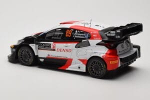 Toyota GR Yaris Rally1 #69 K. Rovanpera / J. Halttunen Rally Monte Carlo World Champion 2023 IXO 1:18 18RMC152B Kov – obrázok 5 z 6