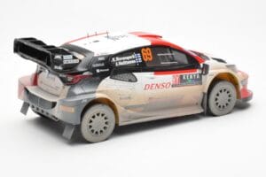Toyota GR Yaris Rally1 #69 K. Rovanpera / J. Halttunen Safari Rally Kenya 2023 Dirty Version IXO 1:18 18RMC173B Kov – obrázok 2 z 6