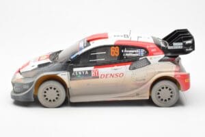 Toyota GR Yaris Rally1 #69 K. Rovanpera / J. Halttunen Safari Rally Kenya 2023 Dirty Version IXO 1:18 18RMC173B Kov – obrázok 3 z 6
