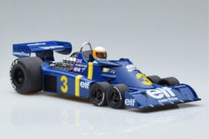 Tyrrell P34 Elf #3 J. Scheckter Winner Sweden GP 1976 MCG 1:18 MCG18614F Kov – obrázok 4 z 6