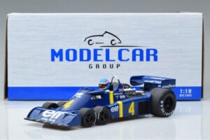 Tyrrell P34 Elf #4 P. Depailler Sweden GP 1976 MCG 1:18 MCG18615F Kov – obrázok 6 z 6