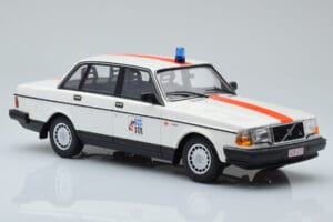 Volvo 240 GL Polícia Belgicko Minichamps 1:18 155171492 Kov – obrázok 4 z 6