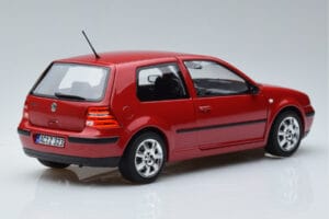Volkswagen Golf Mk4 Červený Norev 1:18 188573 Kov – obrázok 3 z 7