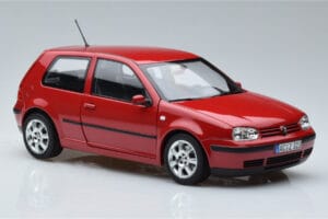 Volkswagen Golf Mk4 Červený Norev 1:18 188573 Kov – obrázok 5 z 7