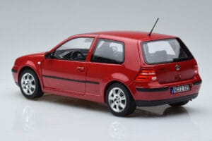 Volkswagen Golf Mk4 Červený Norev 1:18 188573 Kov – obrázok 6 z 7