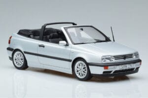 Volkswagen Golf Mk3 Kabriolet Strieborný Norev 1:18 188468 Kov – obrázok 4 z 6