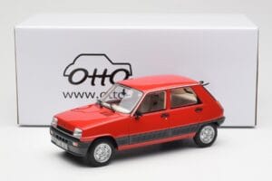Renault 5 GTL Červený Otto 1:18 OT1147 Živica – obrázok 6 z 6