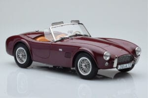 AC Cobra 289 Tmavo Červený Norev 1:18 182758 Kov – obrázok 4 z 6