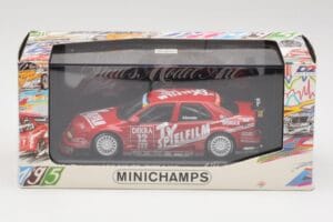 Alfa Romeo 155 V6 #12 M. Alboreto DTM 1995 Minichamps 1:43 430950312 Kov – obrázok 4 z 4