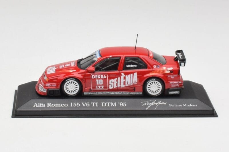Alfa Romeo 155 V6 TI #18 Euroteam Modena DTM 1995 Minichamps 1:43 430950318 Kov