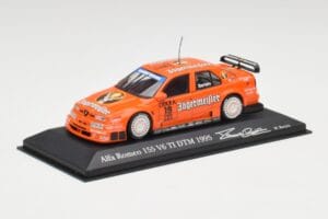 Alfa Romeo 155 V6 TI #19 Jagermeister M. Bartels DTM 1995 Minichamps 1:43 430950219 Kov – obrázok 2 z 4