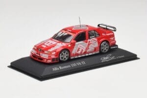 Alfa Romeo 155 V6 TI #2 Team Alfa Corse A. Nannini DTM 1994 Minichamps 1:43 430940202 Kov – obrázok 2 z 4