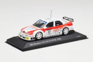 Alfa Romeo 155 V6 TI #27 M. Alen Presentation DTM 1995 Minichamps 1:43 430950227 Kov – obrázok 2 z 4