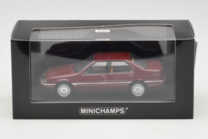 Alfa Romeo 164 3.0 Super V6 Tmavočervený Minichamps 1:43 436120700 Kov – obrázok 4 z 4