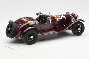 Alfa Romeo 1750 GS Spider #84 T. Nuvolari / B. Guidotti Mille Miglia Winner 1930 CMC 1:18 M-141 Kov – obrázok 2 z 6