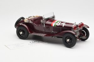 Alfa Romeo 1750 GS Spider #84 T. Nuvolari / B. Guidotti Mille Miglia Winner 1930 CMC 1:18 M-141 Kov – obrázok 4 z 6