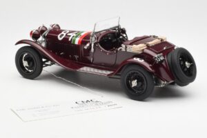 Alfa Romeo 1750 GS Spider #84 T. Nuvolari / B. Guidotti Mille Miglia Winner 1930 CMC 1:18 M-141 Kov – obrázok 5 z 6