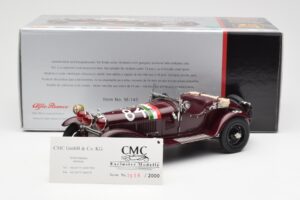 Alfa Romeo 1750 GS Spider #84 T. Nuvolari / B. Guidotti Mille Miglia Winner 1930 CMC 1:18 M-141 Kov – obrázok 6 z 6