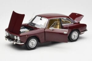 Alfa Romeo 2000 GTV Gaštanovo Červený Norev 1:18 187916 Kov – obrázok 2 z 8