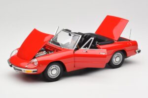 Alfa Romeo 2000 Spider Červený Minichamps 1:18 180120930 Kov – obrázok 2 z 8