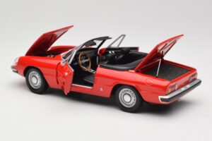 Alfa Romeo 2000 Spider Červený Minichamps 1:18 180120930 Kov – obrázok 5 z 8