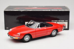 Alfa Romeo 2000 Spider Červený Minichamps 1:18 180120930 Kov – obrázok 8 z 8