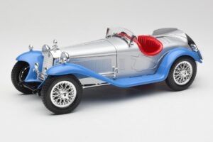 Alfa Romeo 2300 Spider Striebornomodrý Bburago 1:18 3008 Kov