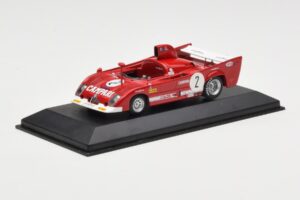 Alfa Romeo 33 TT 12 #2 A. Merzario / J. Laffite 1000km Monza Winner 1975 Minichamps 1:43 403751202 Kov – obrázok 2 z 4