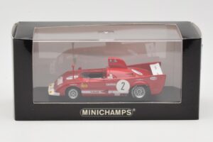 Alfa Romeo 33 TT 12 #2 A. Merzario / J. Laffite 1000km Monza Winner 1975 Minichamps 1:43 403751202 Kov – obrázok 4 z 4