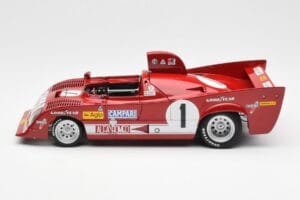 Alfa Romeo 33TT 12 #1 A. Merzario / J. Laffite 1000km Nurburgring Winner 1975 AUTOart 1:18 87505 Kov – obrázok 4 z 8