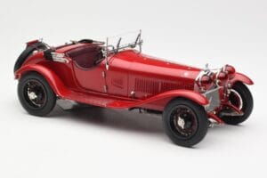 Alfa Romeo 6C 1750 GS Spider Bordeaux Červený CMC 1:18 M-138 Kov – obrázok 4 z 6