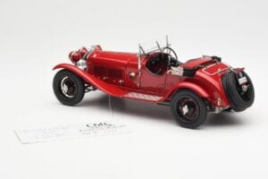 Alfa Romeo 6C 1750 GS Spider Bordeaux Červený CMC 1:18 M-138 Kov – obrázok 5 z 6