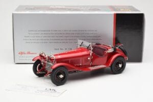 Alfa Romeo 6C 1750 GS Spider Bordeaux Červený CMC 1:18 M-138 Kov – obrázok 6 z 6
