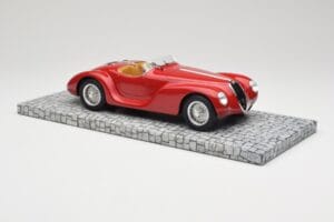 Alfa Romeo 6C 2500 SS Corsa Spider Červený Minichamps 1:18 107120230 Živica – obrázok 4 z 6