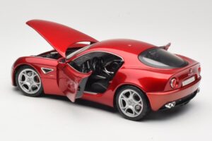 Alfa Romeo 8C Competizione Červený Bburago 1:18 18-11021 Kov – obrázok 5 z 8