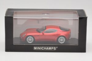 Alfa Romeo 8C Competizione Alfa Červený Minichamps 1:43 403120523 Kov – obrázok 4 z 4