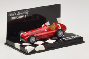 Alfa Romeo 159 Alfetta #3 C. Sanesi 6th Place British GP 1951 Minichamps 1:43 400511203 Kov – obrázok 2 z 5