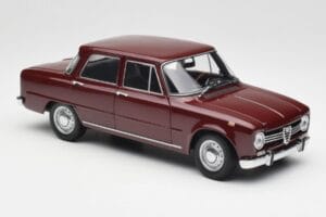 Alfa Romeo Giulia 1300 Tmavo Červený Minichamps 1:18 180120906 Kov – obrázok 6 z 8