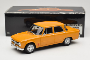 Alfa Romeo Giulia 1300 Super Oranžový Minichamps 1:18 180120900 Kov – obrázok 8 z 8