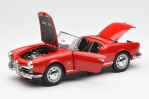 Alfa Romeo Giulietta 1300 Spider Červený AUTOart 1:18 70157 Kov – obrázok 2 z 8