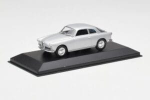 Alfa Romeo Giulietta Sprint Strieborný Minichamps 1:43 400120400 Kov – obrázok 2 z 4