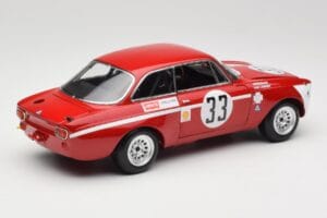 Alfa Romeo GTA 1300 Junior #33 T. Hezemans / G. van Lennep Hezemans Jarama 1972 Minichamps 1:18 100721233 Kov – obrázok 3 z 8