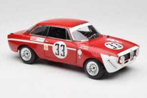 Alfa Romeo GTA 1300 Junior #33 T. Hezemans / G. van Lennep Hezemans Jarama 1972 Minichamps 1:18 100721233 Kov – obrázok 6 z 8