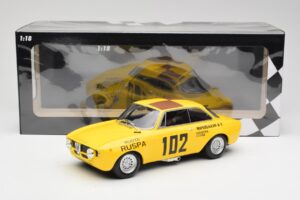 Alfa Romeo GTA 1300 #102 Squadra Corse R. Zanetti / M. Ruspa / Monzeglio Targa Florio 1971 Minichamps 1:18 155711202 Kov – obrázok 6 z 6