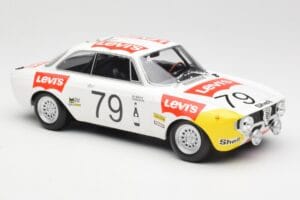 Alfa Romeo GTA 1300 #79 H. Rubens / C. Van Ryn 24 Hours of Spa 1971 Minichamps 1:18 155711279 Kov – obrázok 4 z 6