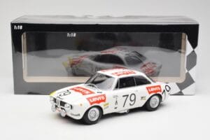 Alfa Romeo GTA 1300 #79 H. Rubens / C. Van Ryn 24 Hours of Spa 1971 Minichamps 1:18 155711279 Kov – obrázok 6 z 6