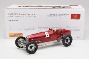 Alfa Romeo P3 #6 R. Caracciola Monza GP Winner 1932 CMC 1:18 M-221 Kov – obrázok 6 z 6