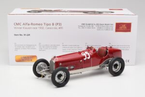 Alfa Romeo P3 #95 R. Caracciola Klausen Pass Hillclimb Winner 1932 CMC 1:18 M-224 Kov – obrázok 6 z 6