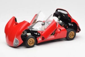 Alfa Romeo 33 Stradale Červený AUTOart 1:18 70191 Kov – obrázok 2 z 8